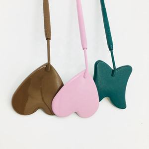 Espejo de Inspección de Pestañas Portátil de Acero Inoxidable con Mango Largo, Herramienta de Maquillaje en Forma de Corazón - Product Image 4
