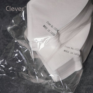 Papel Filtro de Café Clever, Trapezoidal, Pulpa de Madera Natural, Desechable, Hecho en Japón, Alta Calidad, Clásico, Compatible con el Dripper Clever S - Product Image 4