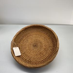 Conteneur de stockage alimentaire en rotin naturel fait à la main en gros, taille personnalisée, design pliable, style bohème, écologique, brillant - Product Image 4