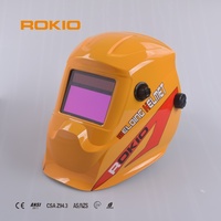 Casque de soudage à obscurcissement automatique haute définition avec décalcomanie personnalisée, casque de protection de sécurité pour le soudage