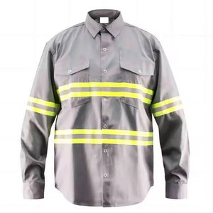 Camisas de Trabajo Reflectantes de Alta Calidad, Uniformes Industriales, Camisa de Trabajo de Algodón y Poliéster, Precio de Fábrica OEM, Gran Venta - Product Image 2
