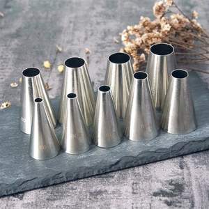 Boquillas de Acero Inoxidable Ecológicas para Decoración de Pasteles, Resistentes al Calor, Forma de Pilar, Herramientas para Decorar Cupcakes - Product Image 1