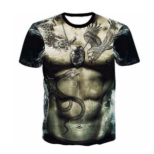 Camiseta cómoda para hombre con cuello redondo, tela transpirable de sublimación, ligera, suave, duradera, con costuras resistentes y marca OEM. - Product Image 1