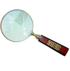 Venta al por mayor Color bronce aspecto antiguo diseño ojo de cristal de buena calidad nuevo diseño 2025 artesanía india Metal Vintage lupa - Product Image 5