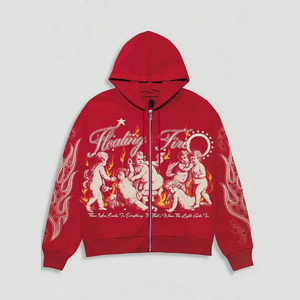 Sudadera con Capucha Negra de Algodón Grueso de Alta Calidad Personalizada Premium, Sudadera con Capucha y Logotipo Personalizado Estampado - Product Image 3