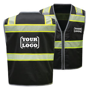 Chaleco de Seguridad Transpirable para Hombre, Alta Visibilidad, Cinta Reflectante, Diseño Multibolsillos para Equipos de Respuesta a Emergencias - Product Image 2