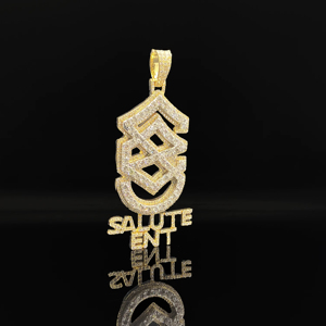 Colgante Urbano Cristiano de Hip Hop Personalizado con Diamantes de Imitación y Aleación - Product Image 1