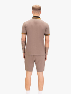 Trendy Premium <b>Knitted</b> Polyester/Cotton OEM Mens Summer 2-Piece T-Shirt Shorts <b>Set</b> Breathable Solid Casual Digital Printed - Product Image 4