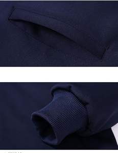 Ensemble de survêtement à capuche 2 pièces brodé pour homme, style hip-hop, pour la course et le jogging, 100 % coton molletonné, séchage rapide - Product Image 2