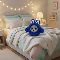 RG-AI-K01 Nouveau design de robot compagnon en peluche en forme de lapin à intelligence artificielle, adapté à l'apprentissage précoce des jeunes enfants