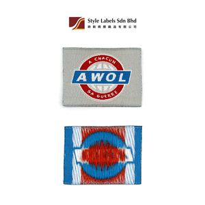 Étiquettes tissées personnalisées de qualité supérieure, cousues, coupées à la chaleur et à la laser, lavables pour vêtements avec logo de marque - Product Image 3