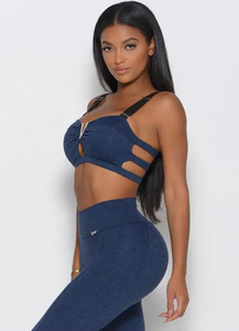 High Quality Seamless Breathable Yoga Set for Women Custom Logo Gym Fitness Front Logo Plus Size Solid <b>Pattern</b> Quick Dry - Product Image 5