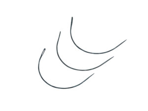 Premium Quality Stainless Steel Metal C Hook <b>Needle</b> Micro Ring <b>Beads</b> Loop Threading Tool Hair Extension - Product Image 5