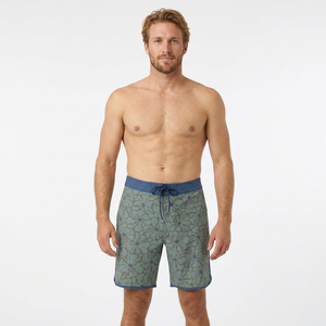 <b>Men's</b> <b>Floral</b> Print Board <b>Shorts</b> Mid Waist Drawstring Quick Dry Polyester <b>Swim</b> Trunks Casual Beachwear - Product Image 3