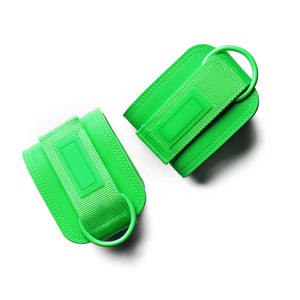 Custom Logo Adjustable Ankle Straps <b>Exercise</b> Fitness Padded Gym Home High Quality Ankle Straps for Cable Machines - Product Image 1