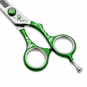 Ciseaux à effiler les cheveux pour stylistes professionnels, en acier inoxydable durable, avec lame tranchante et manche en céramique, pour droitiers - Product Image 5