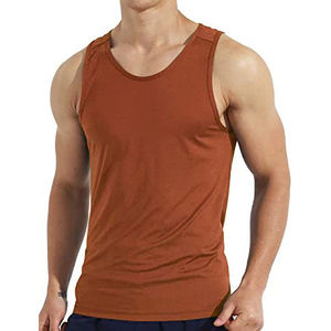 Activewear Men's <b>Clothing</b> Sleeveless Tank Tops Premium Quality Casual Summer Wear Sweat Absorbing Singlet Vests For All Ages Men - Product Image 4