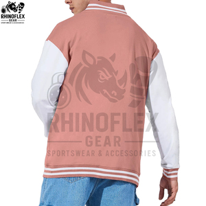 Custom logo Streetwear High Quality Chenille Embroidery Winter Fleece Leather Bomber Letterman <b>Baseball</b> Varsity <b>Jacket</b> <b>for</b> <b>Men</b> - Product Image 3