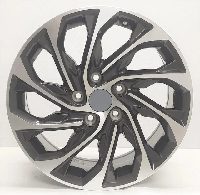 SYAC ready to ship 17 inch Flow Fromed rims 5*114.3 Gunmetal Machine Face multi spoke passenger car wheels for ELANTRA