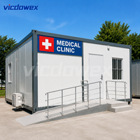 VICDOWEX Clinique modulaire préfabriquée contemporaine en kit pour le bâtiment de bureaux, le chantier, l'entrepôt et les zones éloignées