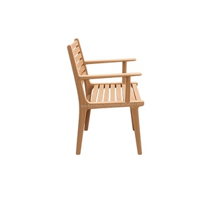 Modern Solid Teak Wooden Durable <b>Outdoor</b> Patio Beach <b>Chairs</b> for Dining and Indonesia Product Factory Direct Garden Furniture - Product Image 5