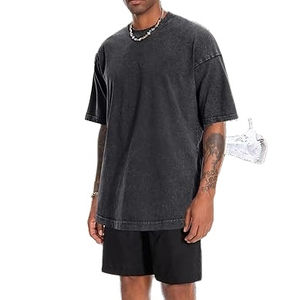 เสื้อยืดโอเวอร์ไซส์ทรงหลวม สตรีทแวร์ ระบายอากาศได้ดี ผลิตจากผ้าฝ้าย 100% ทรงหลวมไหล่ตก แขนครึ่งตัว ขายส่ง คุณภาพดี - Product Image 3