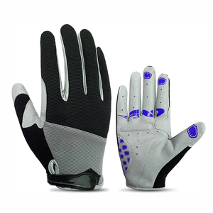 Fournisseur en gros de gants de cyclisme à doigts entiers avec pointes tactiles et paume rembourrée pour les détaillants de sports de plein air - Product Image 6