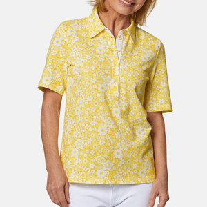 Custom Logo Breathable Full Allover Print Slim Sports Button Neck Golf <b>Polo</b> Sleeveless Sublimation <b>Ladies</b> Golf Clothing <b>Shirts</b> - Product Image 1