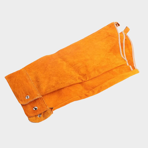 Mangas de Soldadura de Cuero Premium al por Mayor, Personalizables OEM ODM, Resistentes al Calor, Ropa de Trabajo de Seguridad, Protección para Brazos - Product Image 3
