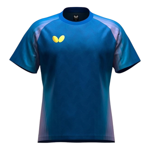 SOLDE T-shirt de tennis de table Butterfly 47240 Genora léger, respirant et élégant en nylon/coton – Vêtement de sport directement du Japon - Product Image 6