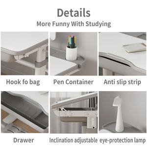 Kaliteli Amazon walmart satışa sıcak satış stok promosyon öğrenci sırası ve sandalye seti - Product Image 4