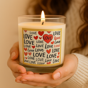 Bougies parfumées personnalisées en cire de soja pour la Saint-Valentin, pot de 7oz, design romantique, décoration de fête de mariage, cadeau de Noël Diwali luxueux - Product Image 5