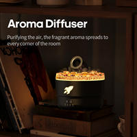 Nouveau Diffuseur d'Huiles Essentielles Humidificateur Volcanique à Anneaux de Fumée, Machine à Brume Colorée 7 Couleurs pour Maison et Bureau