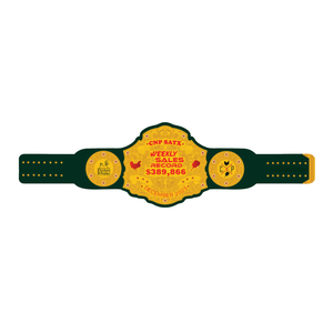 Cinturón de Campeonato CNP SATX Weekly Sales Record, Cinturones de Título Personalizados de Alta Calidad Premium para Fanáticos y Coleccionistas - Product Image 1