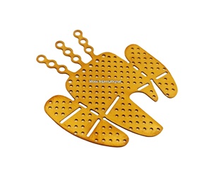 Plaque de maille orbitale en titane de qualité supérieure pour implants maxillo-faciaux reconstructifs et solutions de maille chirurgicale pour traumatismes oculaires - Product Image 3