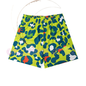 Custom Workout Men High Quality Full Print Elastic Waist Sublimation Baseball Lightweight Mesh Shorts Double <b>Layer</b> - Product Image 2