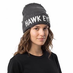 New Fashion Unisex Distressed Knit Beanie <b>Winter</b> <b>Hat</b> Custom Logo Warm Cap for <b>Men</b> Women Wholesale - Product Image 2