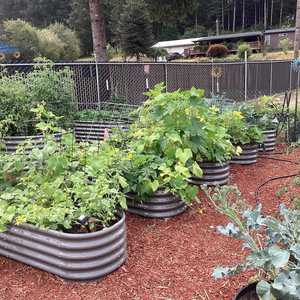 <b>Outdoor</b> Aluminum Garden Bed <b>Planter</b> Box Large Raised Vegetables Flowers Herbs Tall Galvanized Decor Design Durable Use OEM ODM - Product Image 3