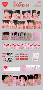 ZEROBASEONE BLUE PARADISE 5TH MINI ALBUM DIGIPACK VER Música Pop Coreana CD Selección de Miembros HANYUJIN - Product Image 3