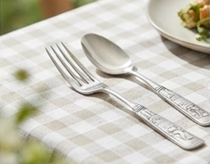 <b>Vintage</b> Silver Plated Metal Flatware Set Knife Fork Matte Finish Dishwasher Safe Wedding <b>Cutlery</b> Home Use - Product Image 3