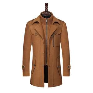 Nouvelle veste de costume chaude pour homme, manteau décontracté, Abrigos Para Hombre, manteaux d'hiver longs pour hommes, longueur longue - Product Image 3
