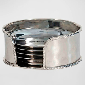 Durable Quality Hammered <b>Coaster</b> in Wholesale Prices Round <b>Marble</b> <b>Coaster</b> for Restaurant Hotel Events - Product Image 2