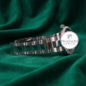 Reloj Automático Cuadrado de Moissanita, Reloj de Pulsera de Lujo para Hombre de Acero Inoxidable con Moissanita VVS Completa, Reloj de Moissanita - Product Image 3