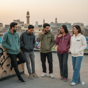 Sweats à capuche abordables, poids lourd 500 GSM, style streetwear, impression de logo, fermeture éclair, disponibles en différentes couleurs et tailles - Product Image 1