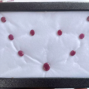 Conjunto de Joyería de Rubíes Naturales de Liberia de 23.80 Ct – Colgante, Pendientes y Conjunto de 6 Piezas de Rubíes, Conjunto de Collar de Rubí Rojo Genuino al por Mayor - Product Image 1