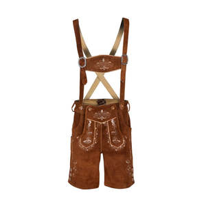 OEM - ¡Gran Oferta! Lederhosen Bávaros para Hombre 2026, Auténticos de Cuero de Ante, Disfraz Alemán para Oktoberfest con Diseño de Ciervo - Product Image 6
