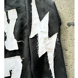 Sudadera con Capucha Vintage de Invierno de Alta Calidad, 100% Algodón, Lavada con Ácido, Serie High Street, Lavada con Piedras, Transpirable y Ecológica para Hombre - Product Image 3