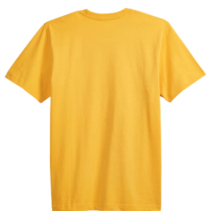 เสื้อยืดผู้ชายไซส์ใหญ่ สีเหลือง ผ้าฝ้ายพรีเมียม คอกลม แขนสั้น สไตล์ลำลอง โอเวอร์ไซส์ ทนทาน ใส่ได้ทุกวัน สตรีทแวร์ - Product Image 2
