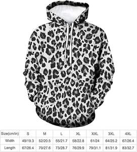 Sudadera con Capucha Superior International Personalizada con Estampado de Leopardo para Hombre y Mujer - Product Image 5