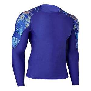 Good Quality Custom Men <b>Compression</b> <b>Shirt</b> MMA Rash Guard Breathable Quick Dry UPF 50 Skinny Fit Spandex/Polyester Reasonable - Product Image 5